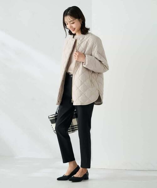 a.v.v / アー・ヴェ・ヴェ ノーカラージャケット | キルティングミドルコート | 詳細18