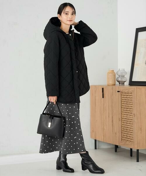 a.v.v / アー・ヴェ・ヴェ ノーカラージャケット | キルティングミドルコート | 詳細3