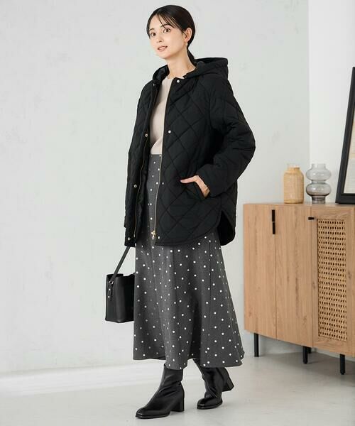 a.v.v / アー・ヴェ・ヴェ ノーカラージャケット | キルティングミドルコート | 詳細5