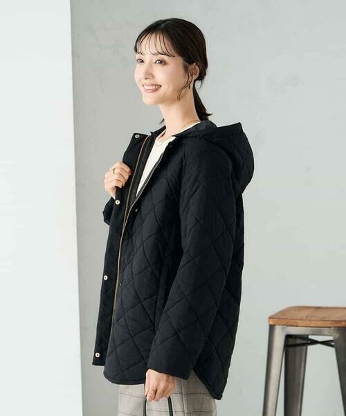 a.v.v / アー・ヴェ・ヴェ ノーカラージャケット | キルティングミドルコート | 詳細6