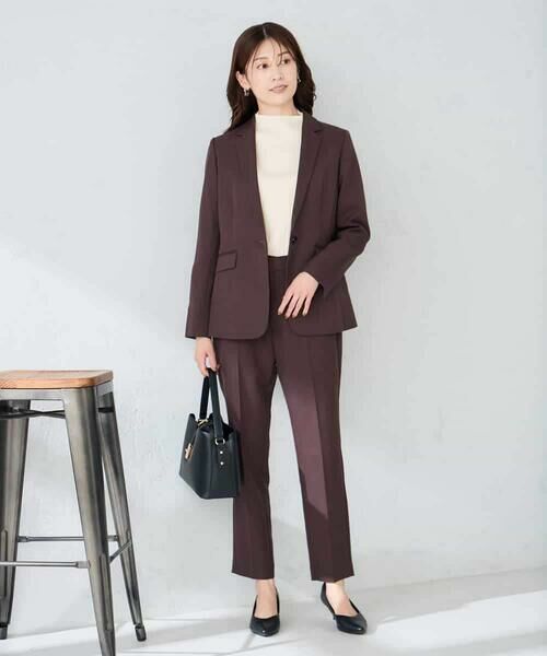 a.v.v / アー・ヴェ・ヴェ テーラードジャケット | 【洗える/イージーケア/ストレッチ】パウダーツイルテーラードジャケット | 詳細10