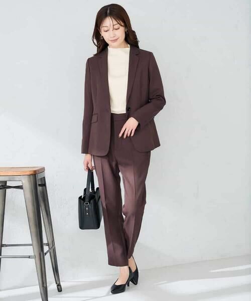 a.v.v / アー・ヴェ・ヴェ テーラードジャケット | 【洗える/イージーケア/ストレッチ】パウダーツイルテーラードジャケット | 詳細11