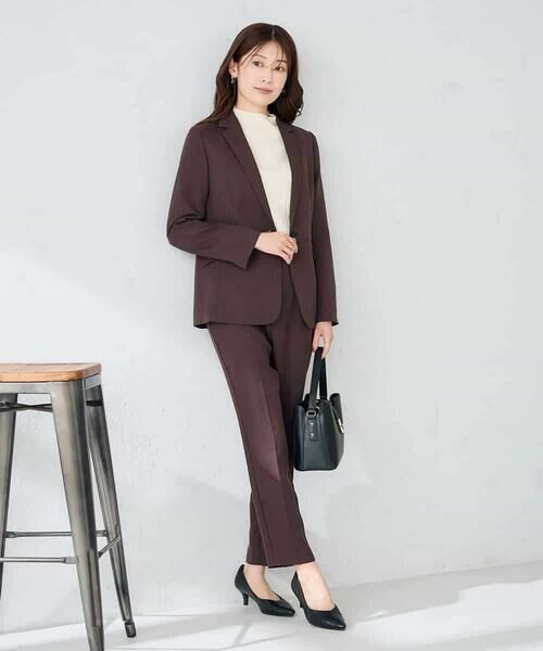 a.v.v / アー・ヴェ・ヴェ テーラードジャケット | 【洗える/イージーケア/ストレッチ】パウダーツイルテーラードジャケット | 詳細12