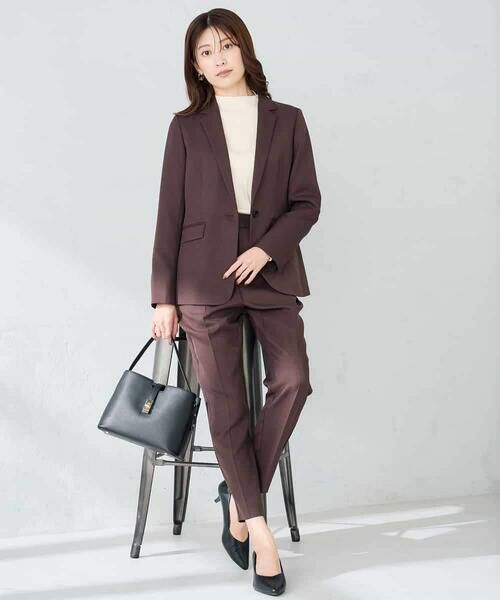 a.v.v / アー・ヴェ・ヴェ テーラードジャケット | 【洗える/イージーケア/ストレッチ】パウダーツイルテーラードジャケット | 詳細13