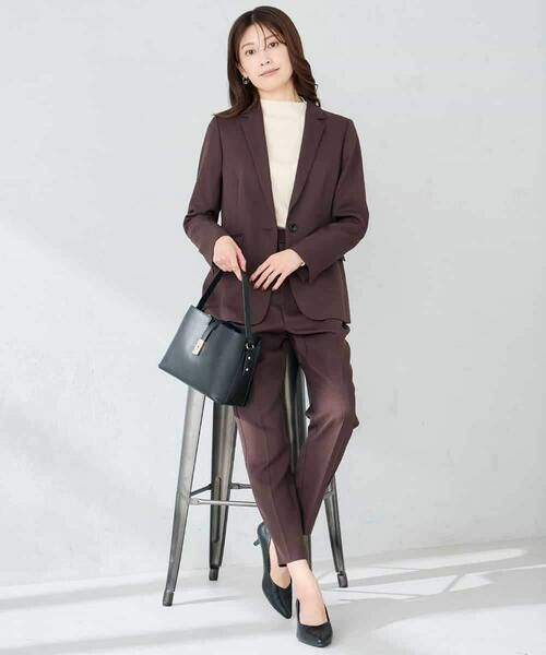 a.v.v / アー・ヴェ・ヴェ テーラードジャケット | 【洗える/イージーケア/ストレッチ】パウダーツイルテーラードジャケット | 詳細14