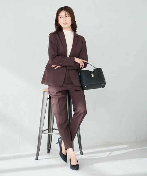 a.v.v / アー・ヴェ・ヴェ テーラードジャケット | 【洗える/イージーケア/ストレッチ】パウダーツイルテーラードジャケット | 詳細15