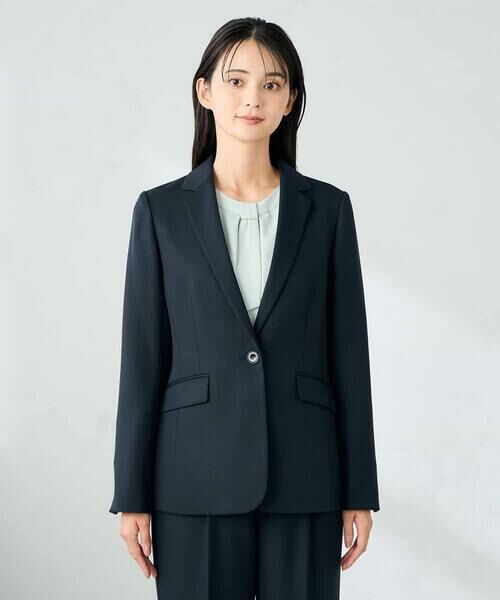 a.v.v / アー・ヴェ・ヴェ テーラードジャケット | 【洗える/イージーケア/ストレッチ】パウダーツイルテーラードジャケット | 詳細22