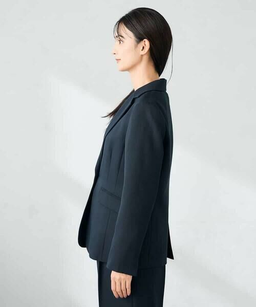 a.v.v / アー・ヴェ・ヴェ テーラードジャケット | 【洗える/イージーケア/ストレッチ】パウダーツイルテーラードジャケット | 詳細23