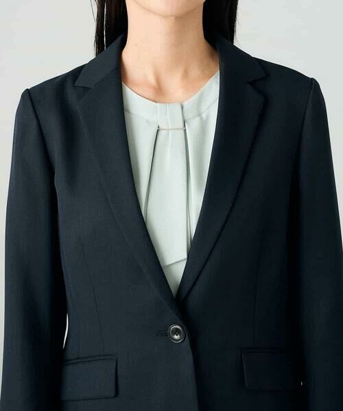 a.v.v / アー・ヴェ・ヴェ テーラードジャケット | 【洗える/イージーケア/ストレッチ】パウダーツイルテーラードジャケット | 詳細25