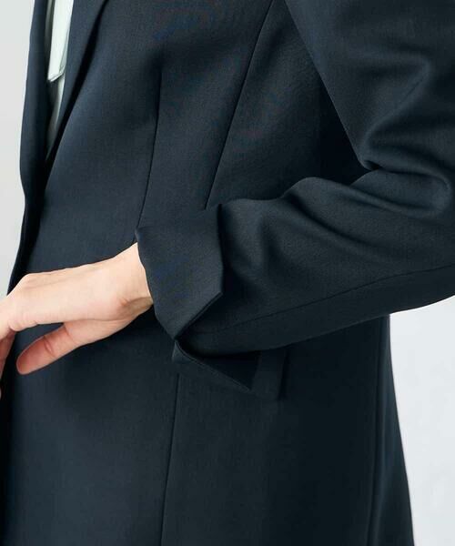 a.v.v / アー・ヴェ・ヴェ テーラードジャケット | 【洗える/イージーケア/ストレッチ】パウダーツイルテーラードジャケット | 詳細27
