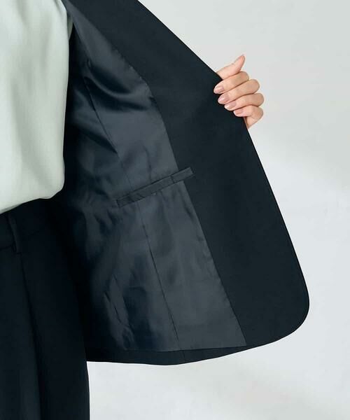 a.v.v / アー・ヴェ・ヴェ テーラードジャケット | 【洗える/イージーケア/ストレッチ】パウダーツイルテーラードジャケット | 詳細30