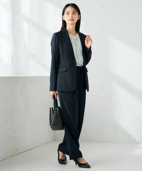 a.v.v / アー・ヴェ・ヴェ テーラードジャケット | 【洗える/イージーケア/ストレッチ】パウダーツイルテーラードジャケット | 詳細5
