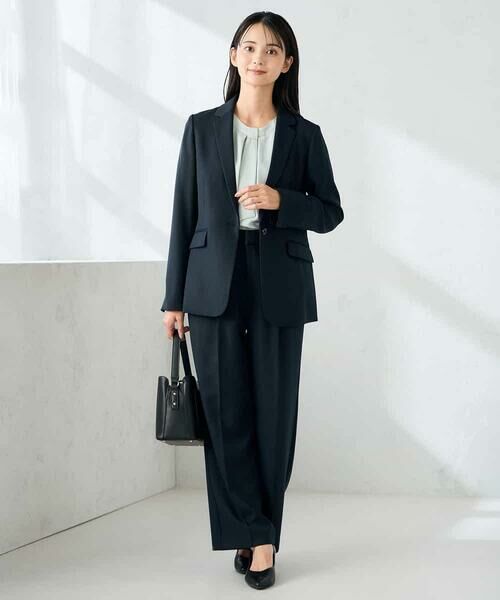 a.v.v / アー・ヴェ・ヴェ テーラードジャケット | 【洗える/イージーケア/ストレッチ】パウダーツイルテーラードジャケット | 詳細6