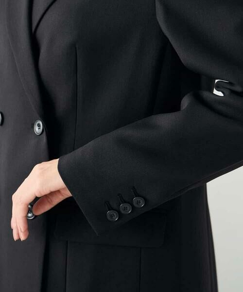 a.v.v / アー・ヴェ・ヴェ テーラードジャケット | 【洗える/イージーケア/ストレッチ】パウダーツイルダブルブレストジャケット | 詳細29