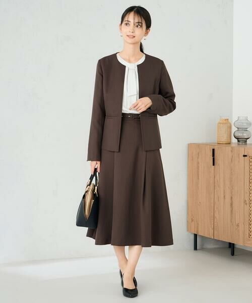 a.v.v / アー・ヴェ・ヴェ ロング・マキシ丈スカート | 【洗える/イージーケア/ストレッチ】パウダーツイルフレアスカート | 詳細10