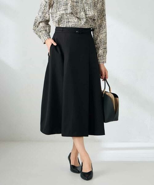 a.v.v / アー・ヴェ・ヴェ ロング・マキシ丈スカート | 【洗える/イージーケア/ストレッチ】パウダーツイルフレアスカート | 詳細12