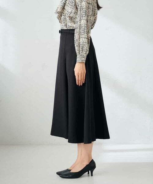 a.v.v / アー・ヴェ・ヴェ ロング・マキシ丈スカート | 【洗える/イージーケア/ストレッチ】パウダーツイルフレアスカート | 詳細21