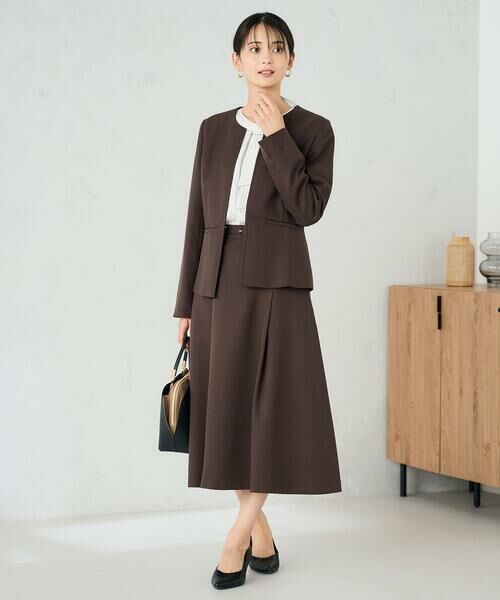 a.v.v / アー・ヴェ・ヴェ ロング・マキシ丈スカート | 【洗える/イージーケア/ストレッチ】パウダーツイルフレアスカート | 詳細7