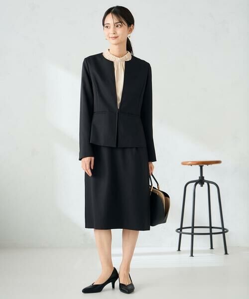 a.v.v / アー・ヴェ・ヴェ ミニ・ひざ丈スカート | 【洗える/イージーケア/ストレッチ】パウダーツイルタイトスカート | 詳細21