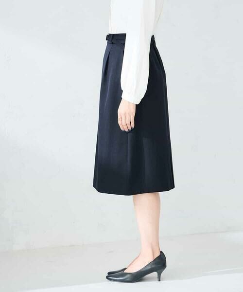 a.v.v / アー・ヴェ・ヴェ ミニ・ひざ丈スカート | 【洗える/イージーケア/ストレッチ】パウダーツイルタイトスカート | 詳細27