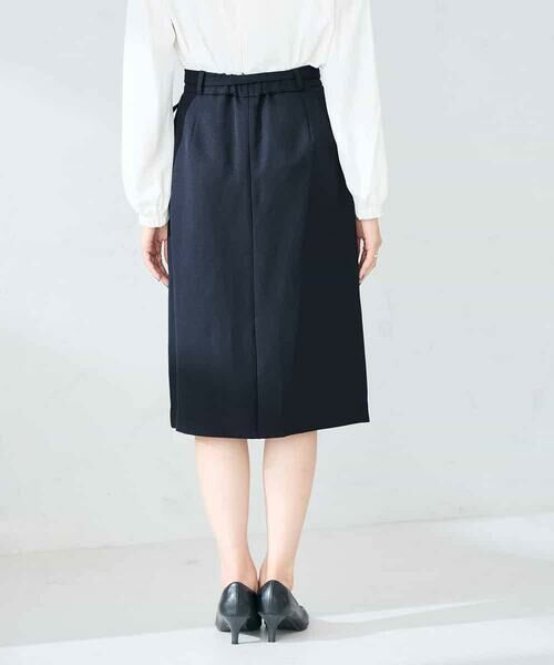 a.v.v / アー・ヴェ・ヴェ ミニ・ひざ丈スカート | 【洗える/イージーケア/ストレッチ】パウダーツイルタイトスカート | 詳細28