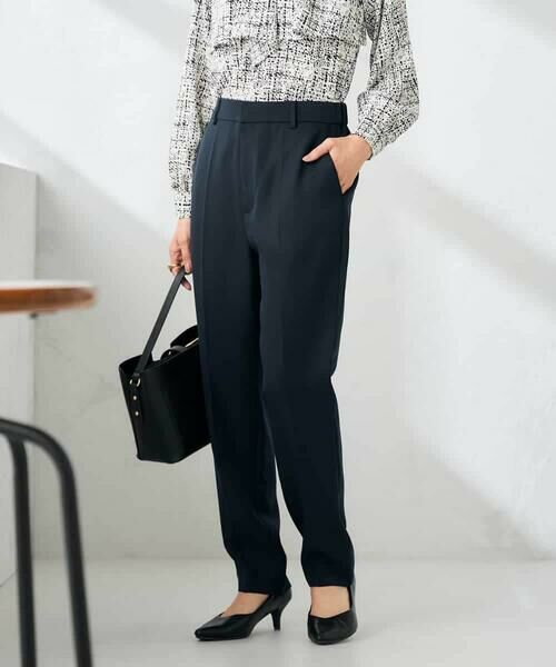 a.v.v / アー・ヴェ・ヴェ チノ・ワークパンツ | 【洗える/イージーケア/ストレッチ】パウダーツイルテーパードパンツ | 詳細2