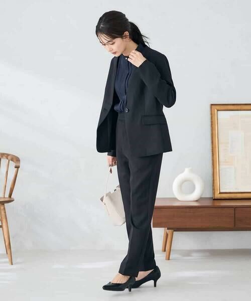 a.v.v / アー・ヴェ・ヴェ チノ・ワークパンツ | 【洗える/イージーケア/ストレッチ】パウダーツイルテーパードパンツ | 詳細23