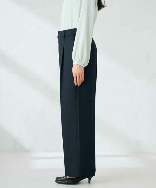 a.v.v / アー・ヴェ・ヴェ その他パンツ | 【洗える/イージーケア/ストレッチ】パウダーツイルワイドストレートパンツ | 詳細28