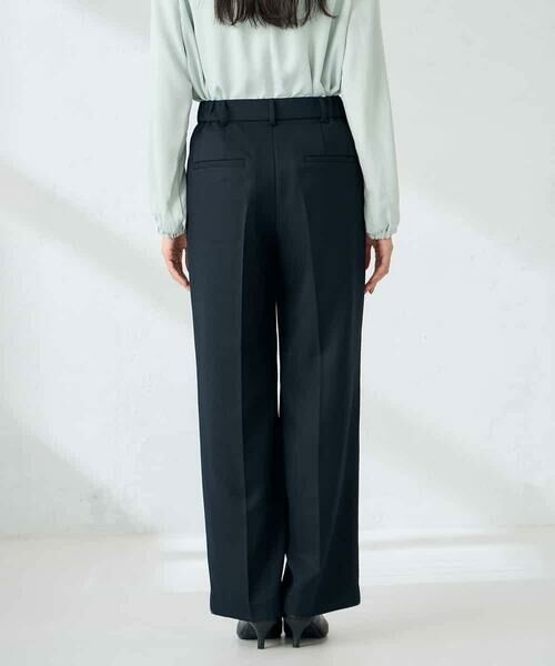 a.v.v / アー・ヴェ・ヴェ その他パンツ | 【洗える/イージーケア/ストレッチ】パウダーツイルワイドストレートパンツ | 詳細29