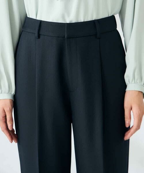 a.v.v / アー・ヴェ・ヴェ その他パンツ | 【洗える/イージーケア/ストレッチ】パウダーツイルワイドストレートパンツ | 詳細30