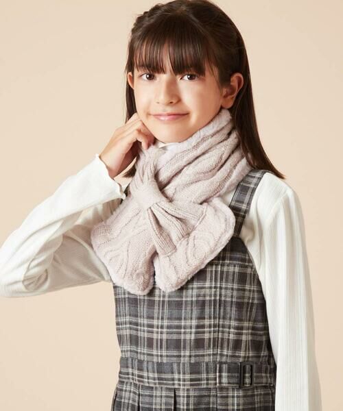 a.v.v / アー・ヴェ・ヴェ マフラー・ショール・スヌード・ストール | [KIDS]【リバーシブル】リボンスヌード | 詳細3