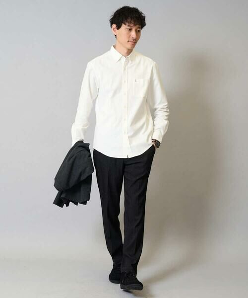 a.v.v / アー・ヴェ・ヴェ シャツ・ブラウス | 【イージーケア/速乾/毛玉になりにくい】ボタンダウンオックスシャツ | 詳細11