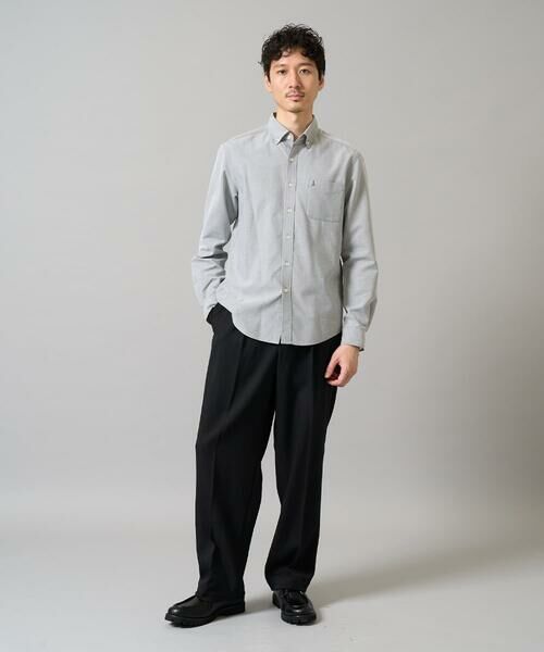 a.v.v / アー・ヴェ・ヴェ シャツ・ブラウス | 【イージーケア/速乾/毛玉になりにくい】ボタンダウンオックスシャツ | 詳細12