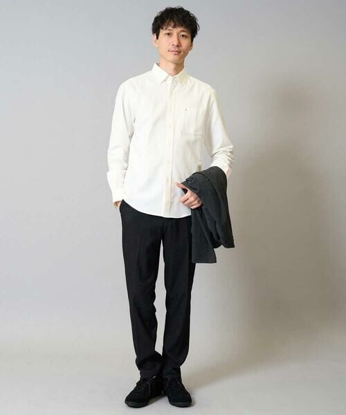 a.v.v / アー・ヴェ・ヴェ シャツ・ブラウス | 【イージーケア/速乾/毛玉になりにくい】ボタンダウンオックスシャツ | 詳細9