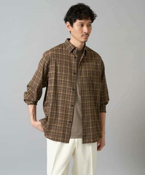 a.v.v / アー・ヴェ・ヴェ シャツ・ブラウス | 【イージーケア/洗濯機で洗える】チェックワイドシルエットシャツ | 詳細12