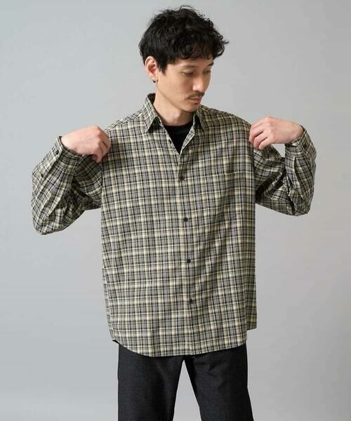 a.v.v / アー・ヴェ・ヴェ シャツ・ブラウス | 【イージーケア/洗濯機で洗える】チェックワイドシルエットシャツ | 詳細16