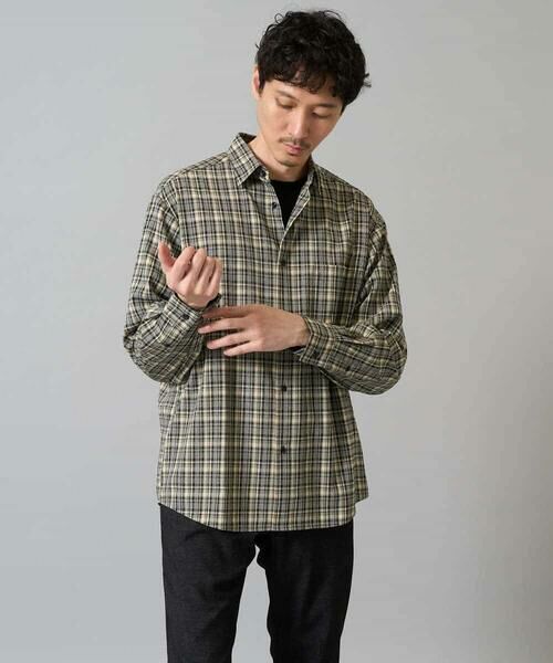 a.v.v / アー・ヴェ・ヴェ シャツ・ブラウス | 【イージーケア/洗濯機で洗える】チェックワイドシルエットシャツ | 詳細17