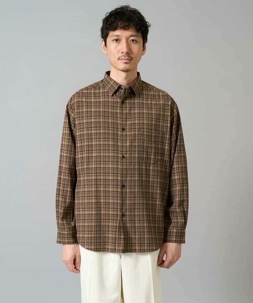 a.v.v / アー・ヴェ・ヴェ シャツ・ブラウス | 【イージーケア/洗濯機で洗える】チェックワイドシルエットシャツ | 詳細18