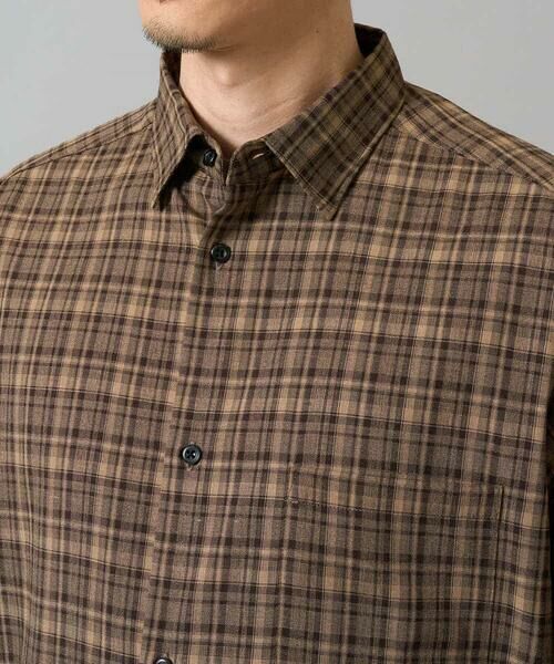 a.v.v / アー・ヴェ・ヴェ シャツ・ブラウス | 【イージーケア/洗濯機で洗える】チェックワイドシルエットシャツ | 詳細21