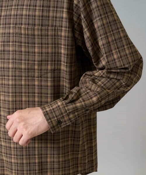 a.v.v / アー・ヴェ・ヴェ シャツ・ブラウス | 【イージーケア/洗濯機で洗える】チェックワイドシルエットシャツ | 詳細22