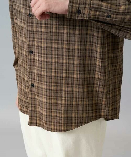 a.v.v / アー・ヴェ・ヴェ シャツ・ブラウス | 【イージーケア/洗濯機で洗える】チェックワイドシルエットシャツ | 詳細23