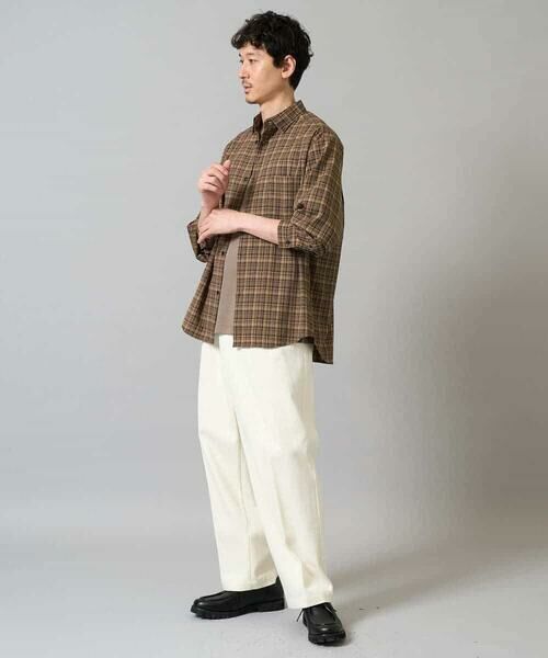 a.v.v / アー・ヴェ・ヴェ シャツ・ブラウス | 【イージーケア/洗濯機で洗える】チェックワイドシルエットシャツ | 詳細3