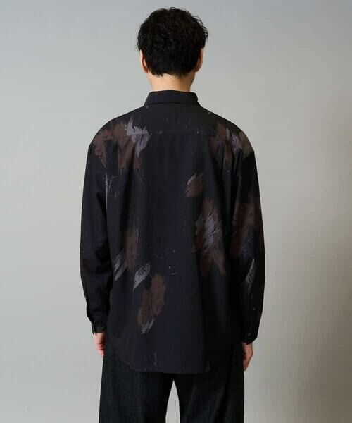 a.v.v / アー・ヴェ・ヴェ シャツ・ブラウス | 【イージーケア/シワになりにくい】ペインター柄ワイドシルエットシャツ【洗濯機で洗える/ストレッチ】 | 詳細28