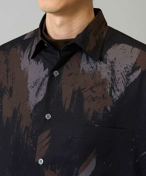 a.v.v / アー・ヴェ・ヴェ シャツ・ブラウス | 【イージーケア/シワになりにくい】ペインター柄ワイドシルエットシャツ【洗濯機で洗える/ストレッチ】 | 詳細29