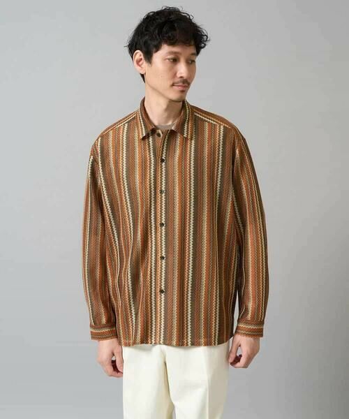 a.v.v / アー・ヴェ・ヴェ シャツ・ブラウス | 【洗濯機で洗える】ラッセルレースワイドシルエットシャツ | 詳細10