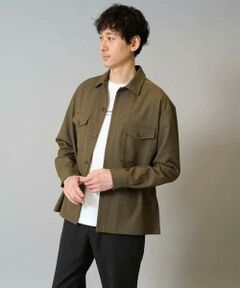 a.v.v / アー・ヴェ・ヴェ シャツ・ブラウス | 【イージーケア/シワになりにくい】ダブルポケットシャツ 秋リライト【洗濯機で洗える/ストレッチ】