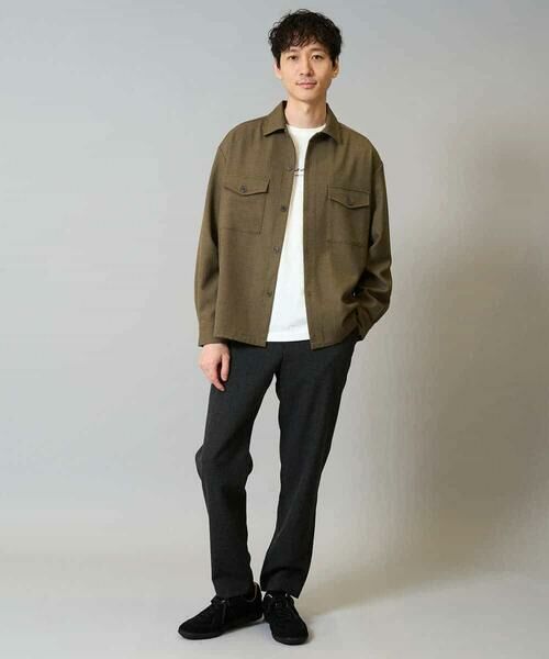 a.v.v / アー・ヴェ・ヴェ シャツ・ブラウス | 【イージーケア/シワになりにくい】ダブルポケットシャツ 秋リライト【洗濯機で洗える/ストレッチ】 | 詳細1