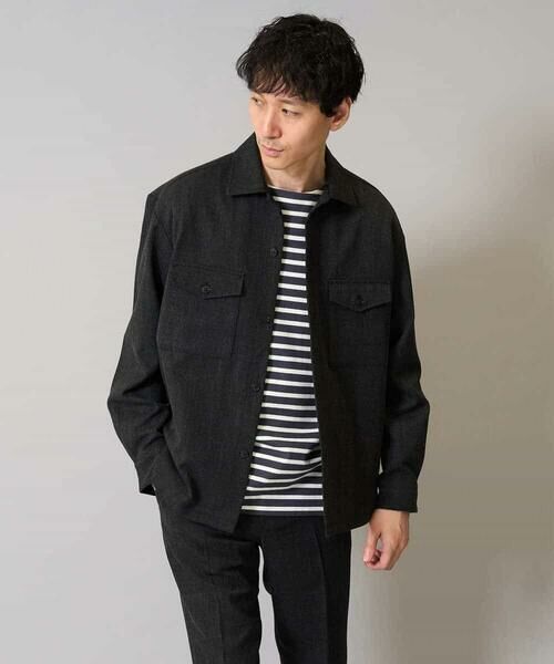 a.v.v / アー・ヴェ・ヴェ シャツ・ブラウス | 【イージーケア/シワになりにくい】ダブルポケットシャツ 秋リライト【洗濯機で洗える/ストレッチ】 | 詳細13