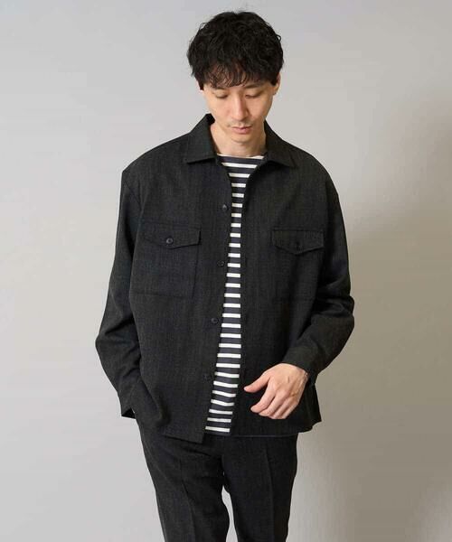 a.v.v / アー・ヴェ・ヴェ シャツ・ブラウス | 【イージーケア/シワになりにくい】ダブルポケットシャツ 秋リライト【洗濯機で洗える/ストレッチ】 | 詳細14