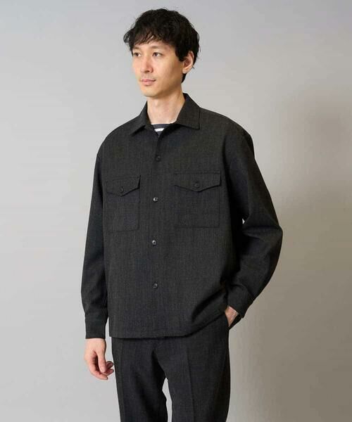 a.v.v / アー・ヴェ・ヴェ シャツ・ブラウス | 【イージーケア/シワになりにくい】ダブルポケットシャツ 秋リライト【洗濯機で洗える/ストレッチ】 | 詳細15